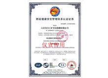 点击查看详细信息<br>标题：职业健康安全管理体系认证 阅读次数：14